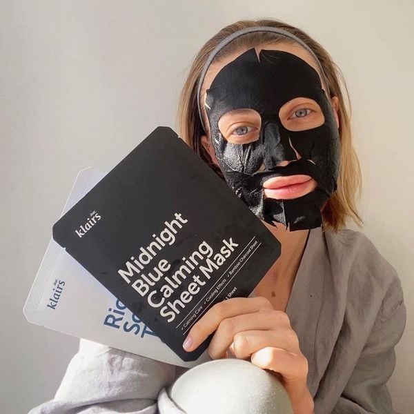 Mặt Nạ Làm Dịu, Phục Hồi Da Klairs Midnight Blue Calming
