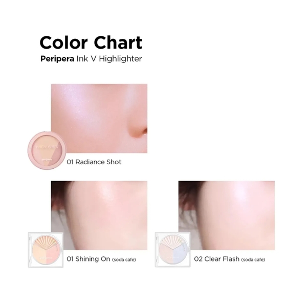 Phấn Bắt Sáng Peripera Ink V Highlighter