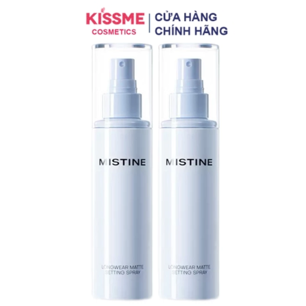 Xịt khóa nền Mistine xanh dương