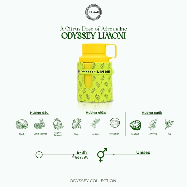 Nước Hoa Armaf ODYSSEY LIMONI FRESH EDITION