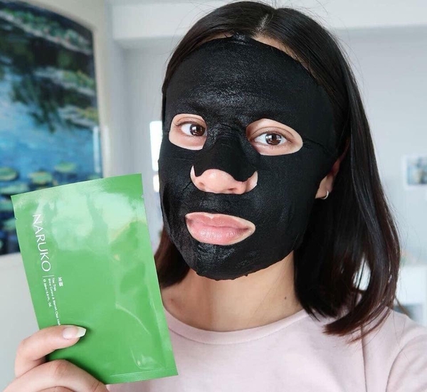 Mặt Nạ Tràm Trà Naruko Tea Tree Shine Control and Blemish Clear Mask 26ml