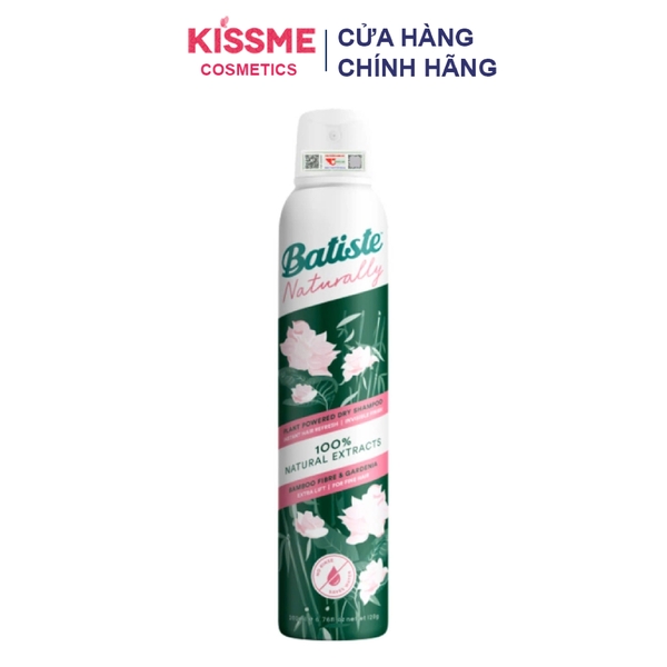 Dầu Gội Khô Giúp Làm Sạch, Tóc Bồng Bềnh Batiste Dry Shampoo 200ml