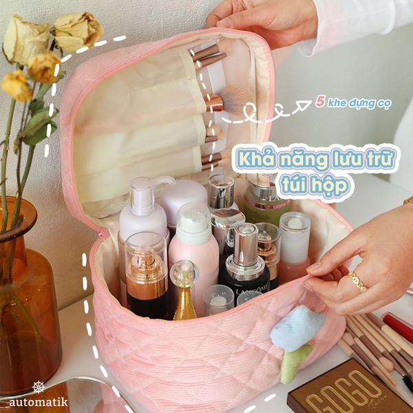 Túi Mỹ Phẩm Du Lịch Vải