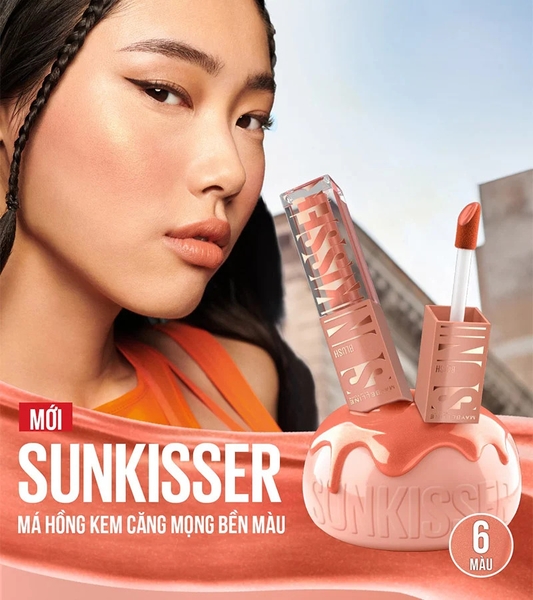 Má Hồng Kem Maybelline Sunkisser Blush 4.7ml