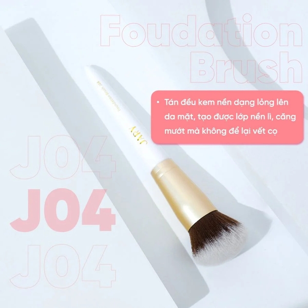 Cọ Tán Kem Nền Jary Foundation Brush J04
