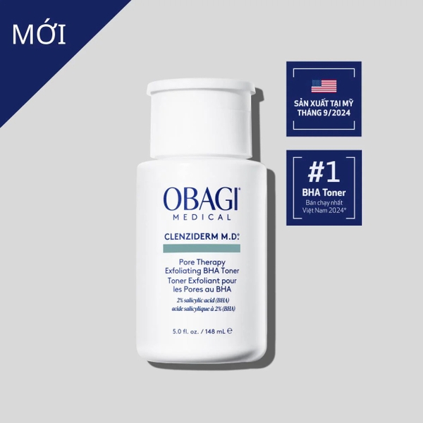 Tẩy tế bào chết hoá học  Obagi BHA Clenziderm MD Pore Therapy 2% Salicylic Acid