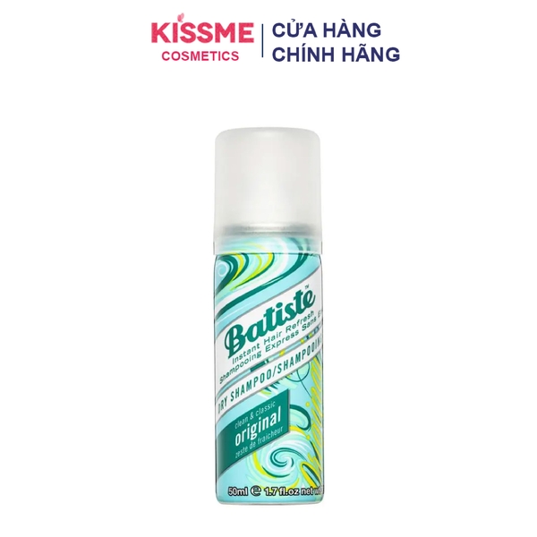 Dầu Gội Khô Giúp Làm Sạch, Tóc Bồng Bềnh Batiste Dry Shampoo 200ml