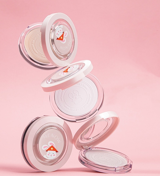 Phấn phủ kiềm dầu, nâng tone Menow