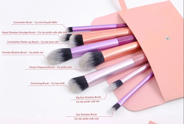 Bộ Cọ Trang Điểm Jary Makeup Brush Set 10 Cây