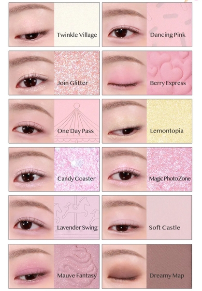 Bảng Phấn Mắt 12 Ô CLIO Shade & Shadow Palette