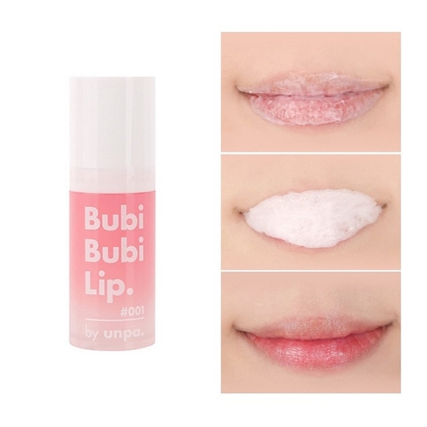 Gel Sủi Tẩy Tế Bào Chết Siêu Mềm Môi Unpa Bubi Bubi Bubble Lip Scrub