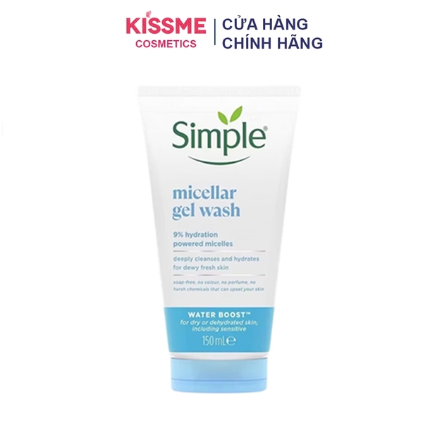 Sữa rửa mặt Simple lành tính sạch thoáng - cho da nhạy cảm