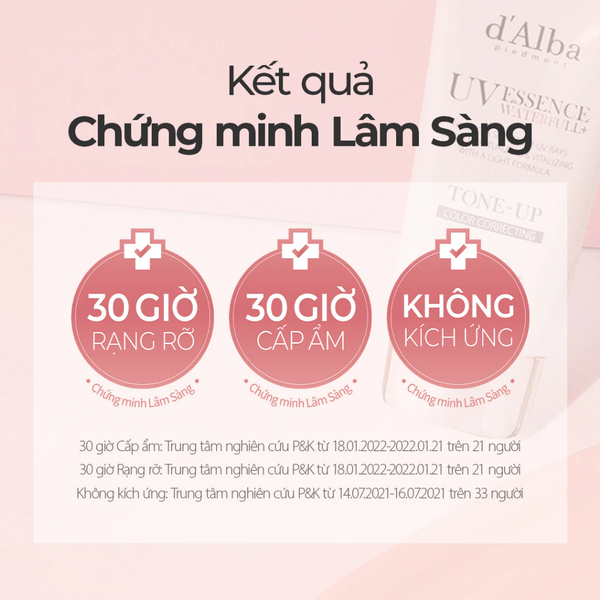 Kem chống nắng nâng tone d'AIba Waterfull TONE UP Sun Cream SPF50+ PA++++
