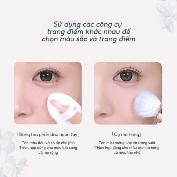 Phấn má hồng Flower Knows Butterfly Cloud Collar