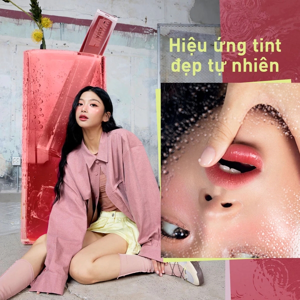 Son Tint Bóng 3CE Misty Lip Bare