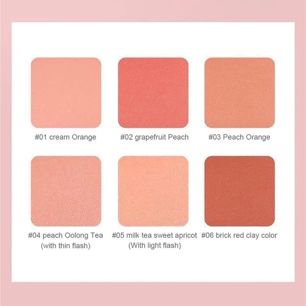 Bảng Má Hồng 6 Ô Into You Six-Color Blush Palette