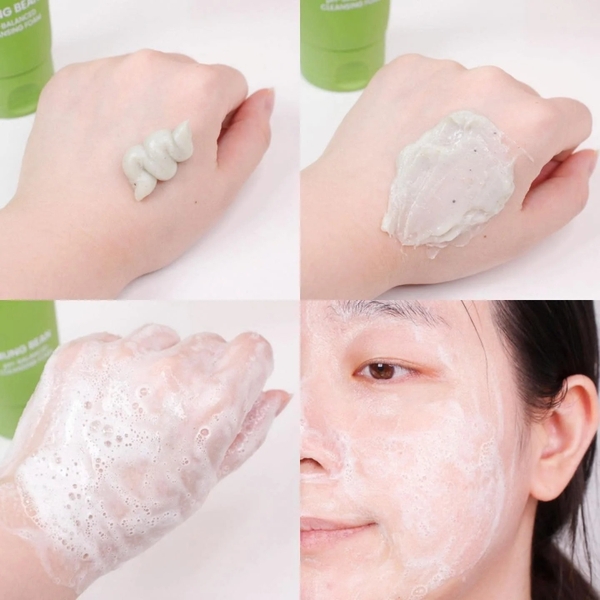 Sữa rửa mặt Beplain Mung Bean pH-Balanced Cleansing Foam