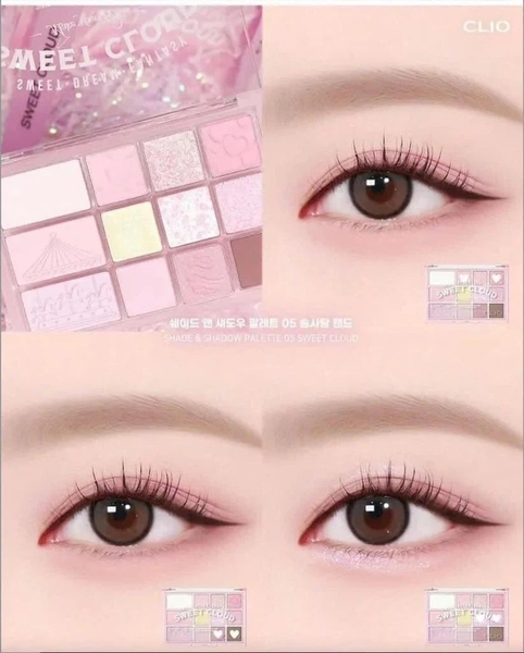 Bảng Phấn Mắt 12 Ô CLIO Shade & Shadow Palette