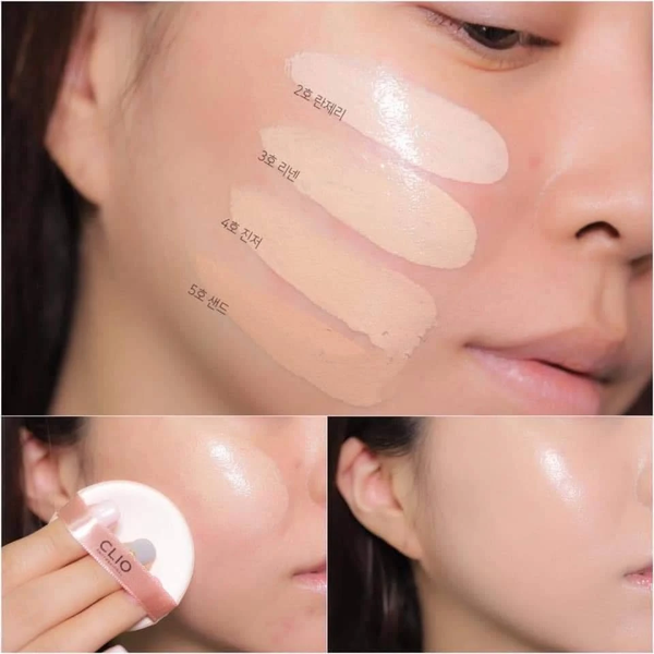 Phấn Nước Clio Kill Cover Glow Cushion SPF50+ PA++++ Kèm Lõi Thay Thế