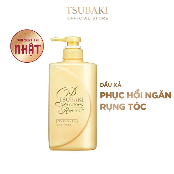 Dầu gội xả phục hồi tóc Tsubaki Premium Repair 490ml
