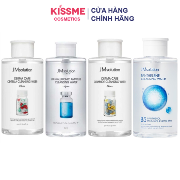 Tẩy trang Da Nhạy Cảm JM Solution Cleansing Water H9 Hyaluronic Ampoule