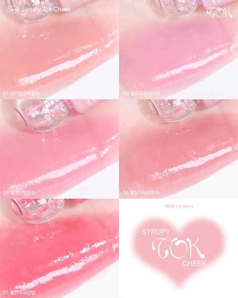 Má Hồng Kem Peripera Syrupy Tok Cheek