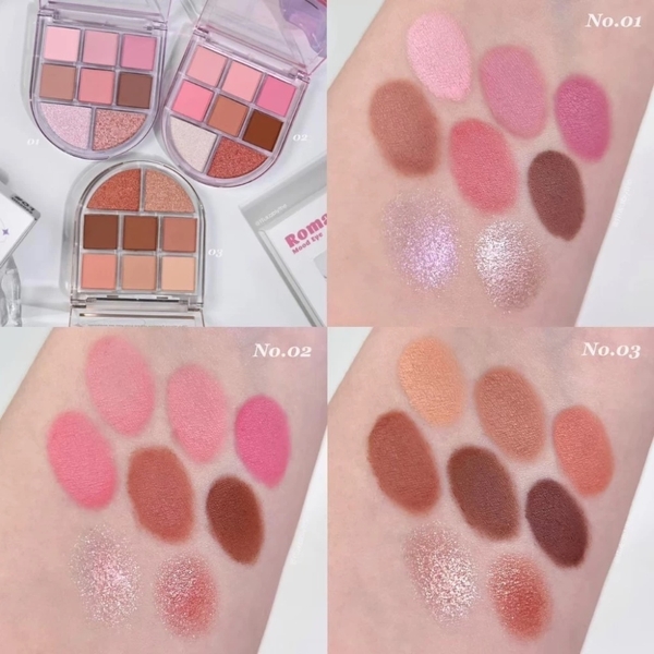 Bảng Phấn Mắt 8 Ô Odbo Romance Mood Eye Palette