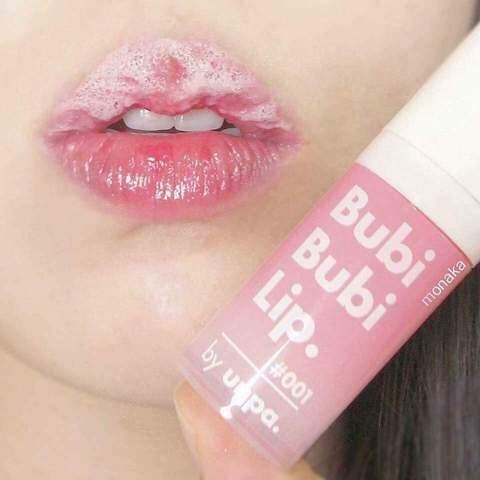Gel Sủi Tẩy Tế Bào Chết Siêu Mềm Môi Unpa Bubi Bubi Bubble Lip Scrub