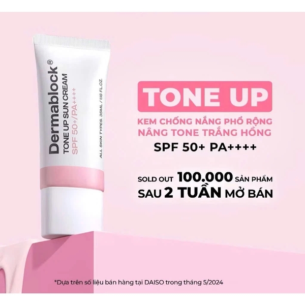 Kem chống nắng phổ rộng cho da nhạy cảm Dermablock Sun Cream SPF50+ PA++++