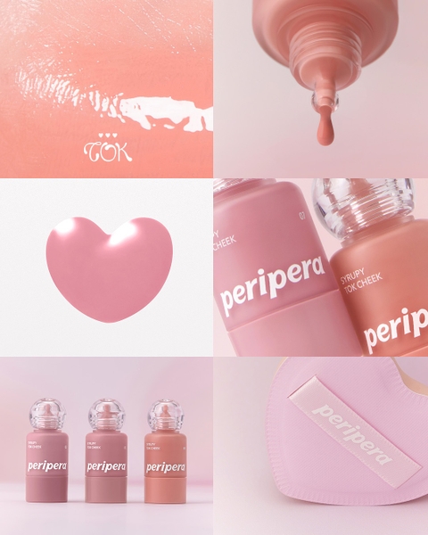 Má Hồng Kem Peripera Syrupy Tok Cheek