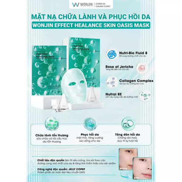 Mặt nạ dưỡng da Wonjin Effect Healance Mask