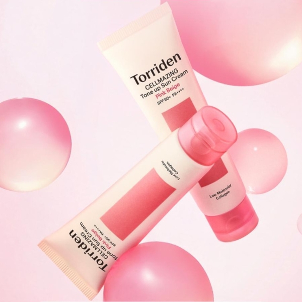 Kem chống nắng Torriden Tone Up Sun Cream Pink Beige
