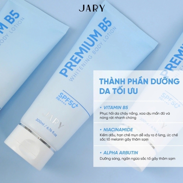 Kem dưỡng trắng nâng tone da Jary