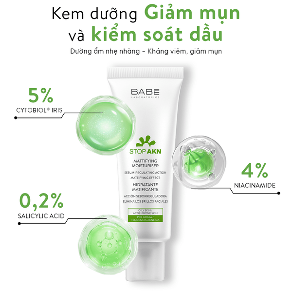 Kem Dưỡng Babe Stop AKN Moisturiser