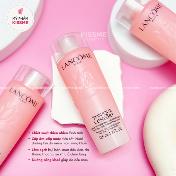Nước Hoa Hồng Cân Bằng Độ Ẩm Da LANCOME Tonique Confort Toner 125ml