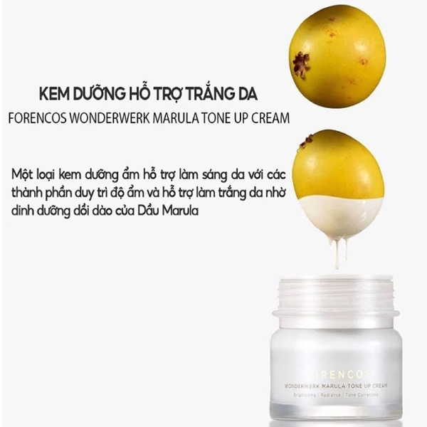 Kem Dưỡng Trắng Da Forencos Wonderwek Marula Tone Up Cream