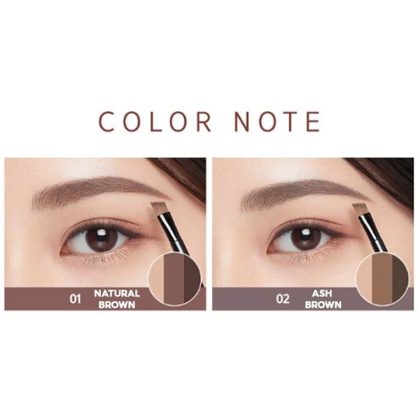 Bột Tán Chân Mày Siêu Mịn, Màu Sắc Tự Nhiên Kissme