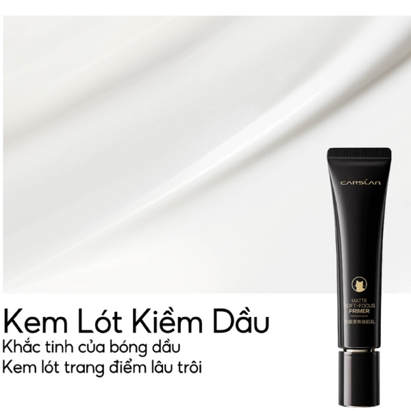 Kem lót trang điểm Black Magnet Carslan kiểm soát dầu Primer Mini 10g