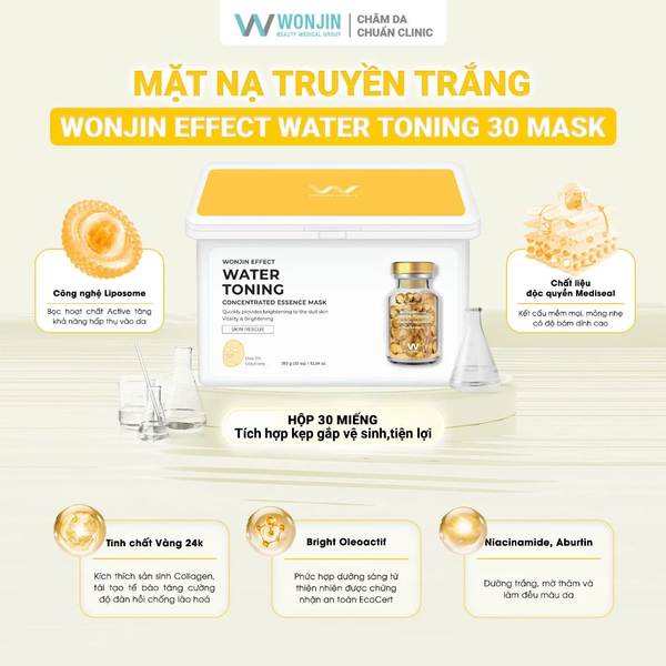 Mặt nạ dưỡng da Wonjin hộp 30 miếng