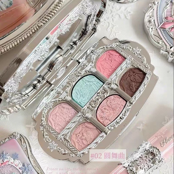 Bảng Mắt Flower Knows Snow Ballet 6 Ô