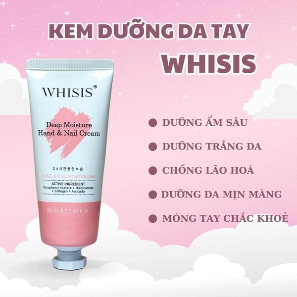 Kem Dưỡng Da Tay WHISIS Deep Moisture Hand&Nail Cream 50ml