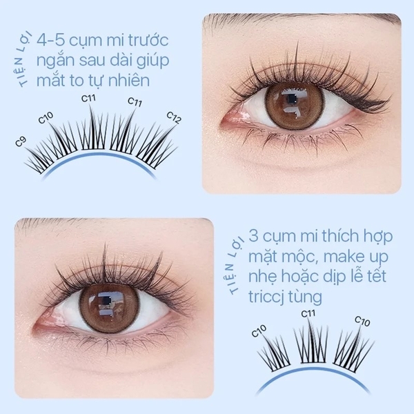 Lông Mi Giả Hoa Hướng Dương Mlen Diary - Bản Trung