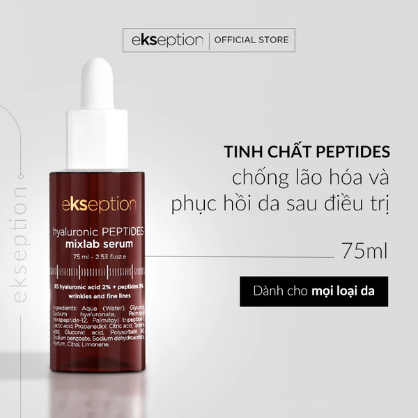 Serum phục hồi, chống lão hóa Ekseption Hyaluronic Peptides Mixlab
