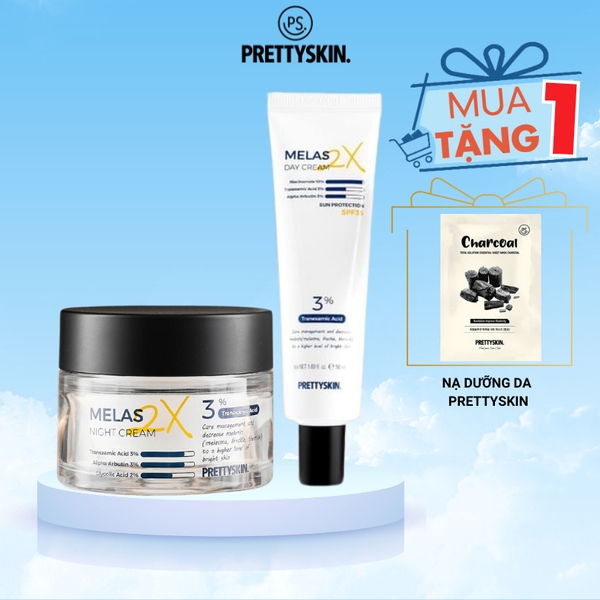 Kem trị nám trắng mờ thâm Melas Prettyskin Melas 2X Cream