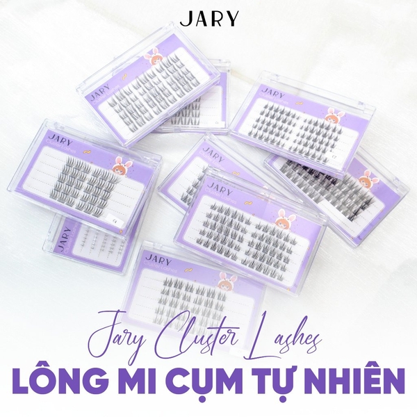 Lông Mi Cụm Tự Nhiên Jary Cluster Lashes - Hộp Nhựa 5 Hàng
