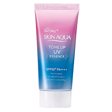 Kem chống nắng nâng tông Sunplay Skin Aqua dạng sữa, dạng tinh chất Tone Up UV Milk Lavender SPF 50+ PA++++ 50g