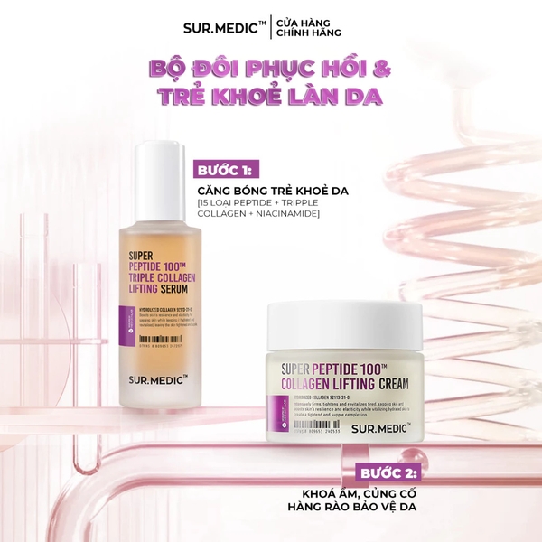 Serum tái tạo Phục Hồi Da Sur.Medic Peptide