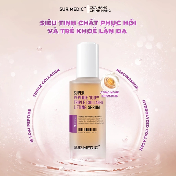 Serum tái tạo Phục Hồi Da Sur.Medic Peptide