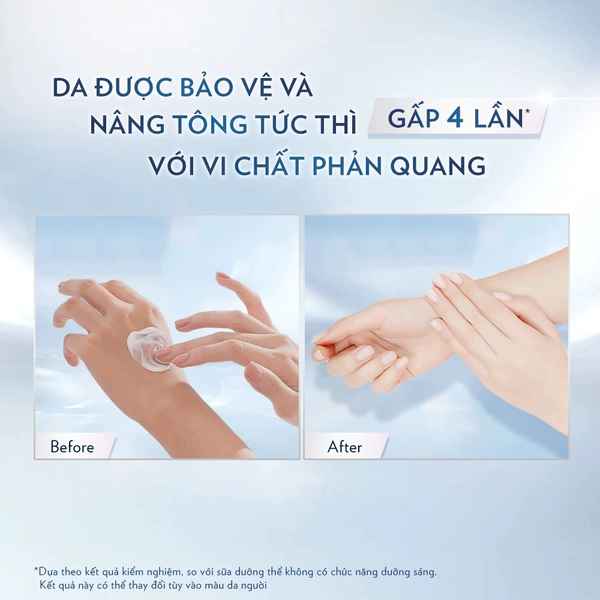 Dưỡng thể nâng tông tức thì Vaseline Niacinamide Gluta-Hya 300ml