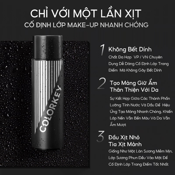 Xịt Khóa Makeup Colorkey Spray 100ml